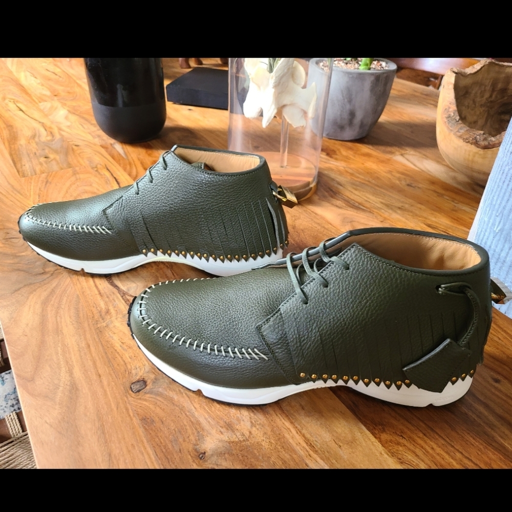 BUSCEMI leather sneakers